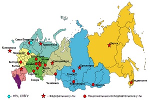 Территориальное распределение России